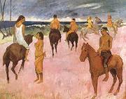 Paul Gauguin Riders on the Beach (mk07) oil painting